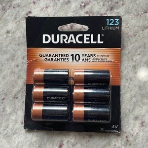 Duracell 123 3V Lithium Batteries NEW